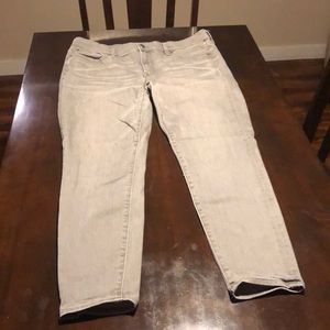 J Crew Stretch Skinny Jean Grey